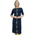 thumbnail image 2 of Atasi Women's Blue Gota Patti Work Salwar Kameez Suit Dress With Dupatta - 18, 2 of 9