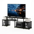 thumbnail image 3 of Pemberly Row Turn-N-Tube Handel TV Stand for TV up to 55-inch in Espresso/Black, 3 of 6