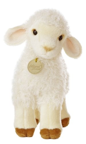 Aurora World Miyoni Baby Lamb Plush Stuffed Animal Soft Toys Kids 7 Inch White 