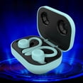 thumbnail image 5 of Oggfader Wireless Earbuds New TWS Bluetooth 5.0 Earphones Charging Box Wireless Headphone Stereo Sports IPX6 Earbuds Headsets With Microphone Sky Blue, 5 of 5