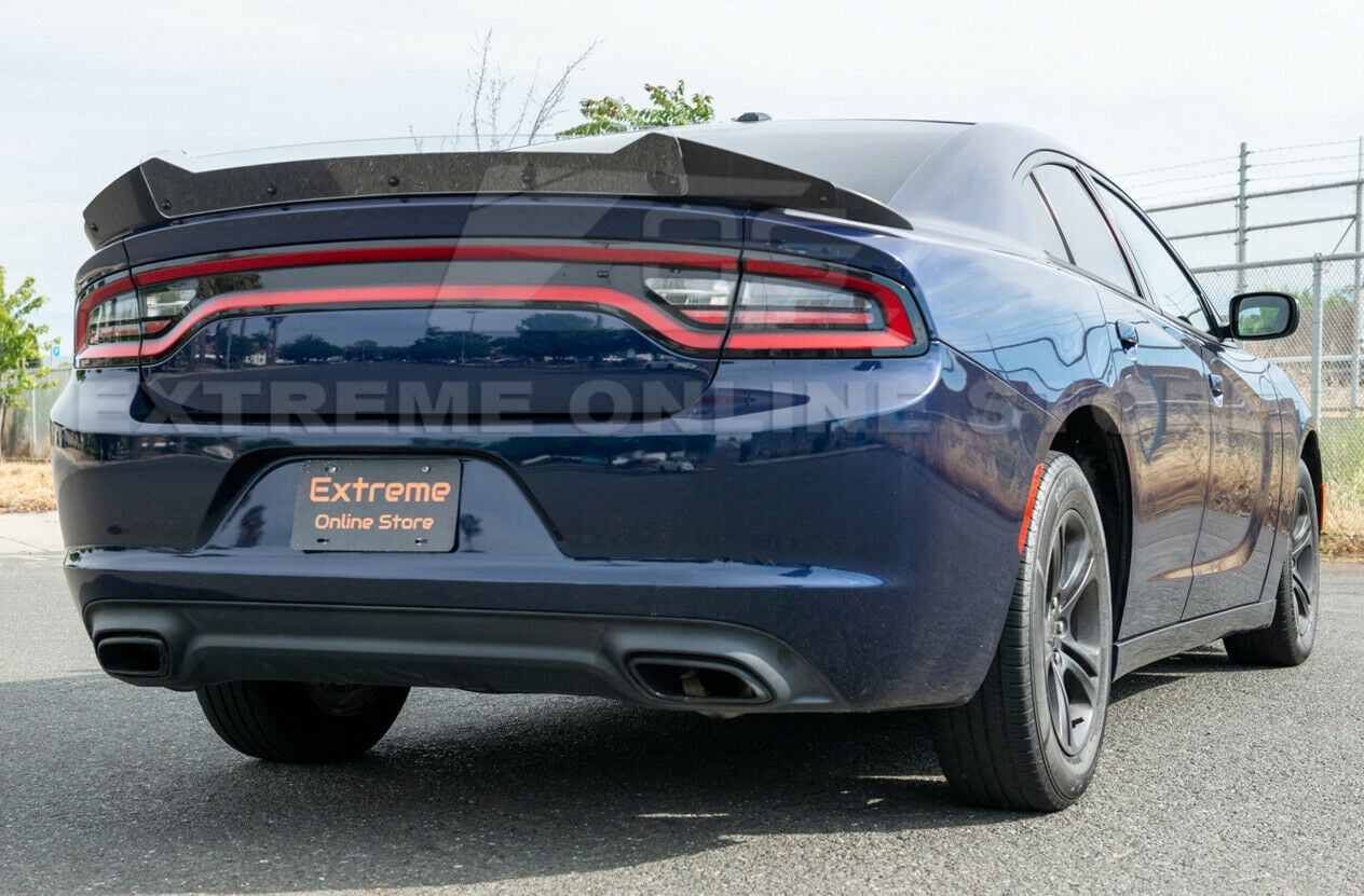 Black For Dodge Charger SRT 2015-2023 Horn Style Side Mirror - Foto 4