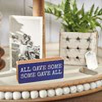 Block Sign - Some Gave All