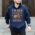 thumbnail image 5 of I'm Her Cookie Eater I'm His Milk Drinker – T-Shirt, Hoodie & Sweatshirt – Couple's Fun Holiday Wear – Matching Outfits for, 5 of 6