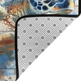 thumbnail image 4 of Area Rugs For Living Room Decor - Abstract Sea Turtle Anti Slip Throw Washable Rugs 3x5 For Bedroom, Soft Indoor Carpet For Bedroom Living Room 60x39In, 4 of 5