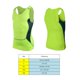 thumbnail image 5 of Greeniant Chaleco para correr para hombre, deportes, Fitness, compresión, tanques sin mangas, secado rápido, ajustado, para correr, Fitness, gimnasio, Uniforme atlético verde METRO Greeniant FS8134-26, 5 of 6
