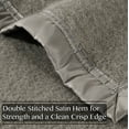 thumbnail image 4 of Rivoli Oversized 100% Virgin Wool Blanket, Gray, King, 4 of 7