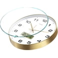 thumbnail image 2 of Reloj de pared TIMESS de 10 cm, no hace tictac, silencioso y con calendario perpetuo, 2 of 5