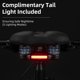 thumbnail image 4 of Asiento de bicicleta ROCKBROS Comfort con gel de silicona para luces traseras, 4 of 6