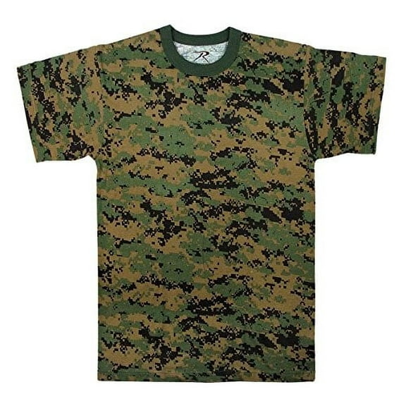 Rothco Kids Digital Camo T-Shirt - Woodland Digital Camo, X-Large