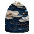thumbnail image 2 of BZSMCE Winter Beanie Hats Warm Cozy Cap Celestial Blossoms Pattern, 2 of 7