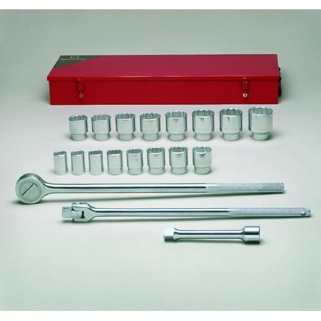 UPC: 0076799006189 | Wright Tool 3/4 In. Dr 19 Pcs. 12 Pt Std Socket Set