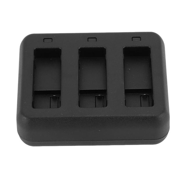 Triple Battery Charger, 3 Port Camera Battery Charging Hub Efficient Portable for Action Camera