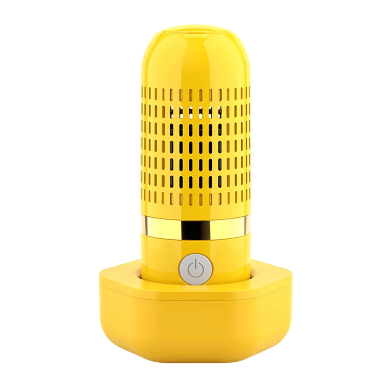 Fruit and Vegetable Washing Machine Pure Pod Produce Cleaner, Food Purifier for Deep Cleaning Surface Residues, Waterproof Cordless Device for Berries & Meat Yellow