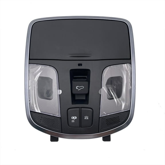 Car Front Overhead Sunroof Map Dome Lamp, Interior Reading Light With Switch Console Glasses Storage Assembly For Hyundai Sonata, OEM 92810C3000-black