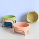 thumbnail image 4 of Negro Chin Cute Pet Bowl Perro cuenco de la espina dorsal del perro de alta pies cuenco de comida para gatos cuenco de agua potable del gato, 4 of 4