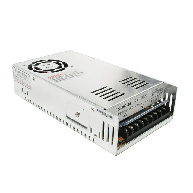 Interrupteur d'Alimentation Led 350W 48v 7.3A Convertisseur Ac Dc S-350w 48v Régulateur de Tension Dc Variable S-350-48, Facile à Utiliser