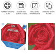 thumbnail image 2 of Diamond Dotz Rose Dew with Frame Flower Diamond Painting Kits for Adults - Diamond Art Kits a Relaxing Creative Craft Kit with Dotz Gems  12"x12", 2 of 6