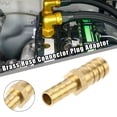 thumbnail image 2 of Unique Bargains 4Pcs 14mm - 10mm Straight Shaped Hose Barb Fitting Brass Hose Fitting Connector, 2 of 6
