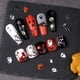 thumbnail image 3 of 1 caja de piezas de arte de uñas de calabaza, Calavera, murciélago, estilo Punk Retro, dijes de uñas de dedo de aleación, accesorios de decoración de uñas de Metal DIY, 3 of 4