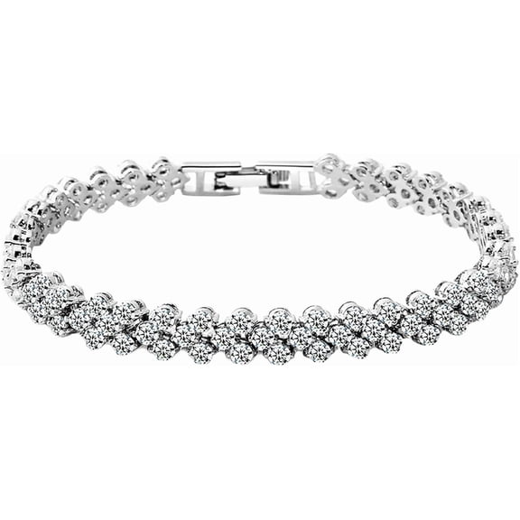 Women Bracelets Silver-plated Bracelets Fashion Vintage Couples Hollow Wavy Design Bangles Party Jewelry Bangle