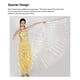 thumbnail image 4 of Ounissouiy Ala de danza del vientre de 360 ​​grados, disfraces para adultos, accesorios de baile profesional para mujeres, fiestas de Carnaval Type3 NO3, 4 of 6