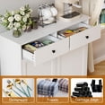 thumbnail image 3 of BeesClover Armoire à Poubelle Double Basculante avec Fonction Désodorisante, Armoire à Poubelle Autoportante de 20 Gallons à l'Épreuve des Chiens avec Tiroirs Cachés, Meuble de Cuisine, 3 of 7