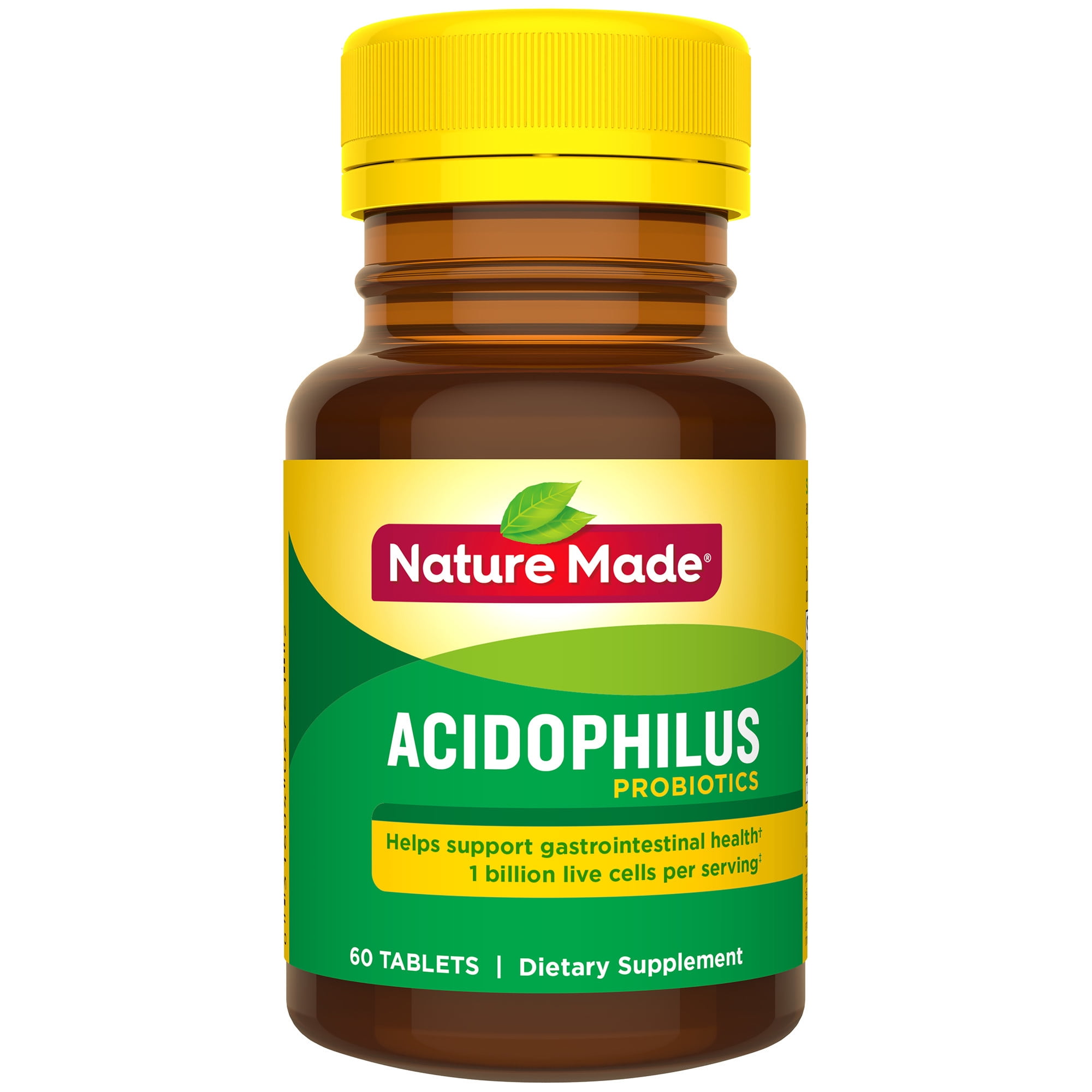 Nature Made Acidophilus Probiotics Tablets, 1 Billion CFU per serving