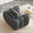 thumbnail image 3 of Oversized Bean Bag Chair, Ultra Soft Lazy Floor Sofa with Pillows and Armrests, No Assembly, Cozy Single Cloud Couch for Living Room, Bedroom Apartment, Gray, 3 of 11