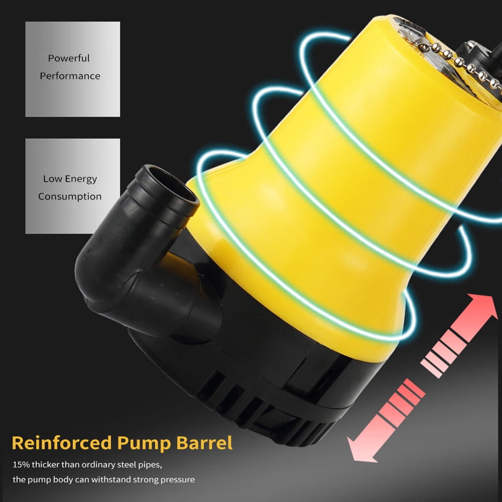 Suodoka 24V Submersible Water Pump – Quiet, High‑Flow, Copper Motor, Long Cord – Ideal for Car Wash, Pool, Garden, Pond Drainage