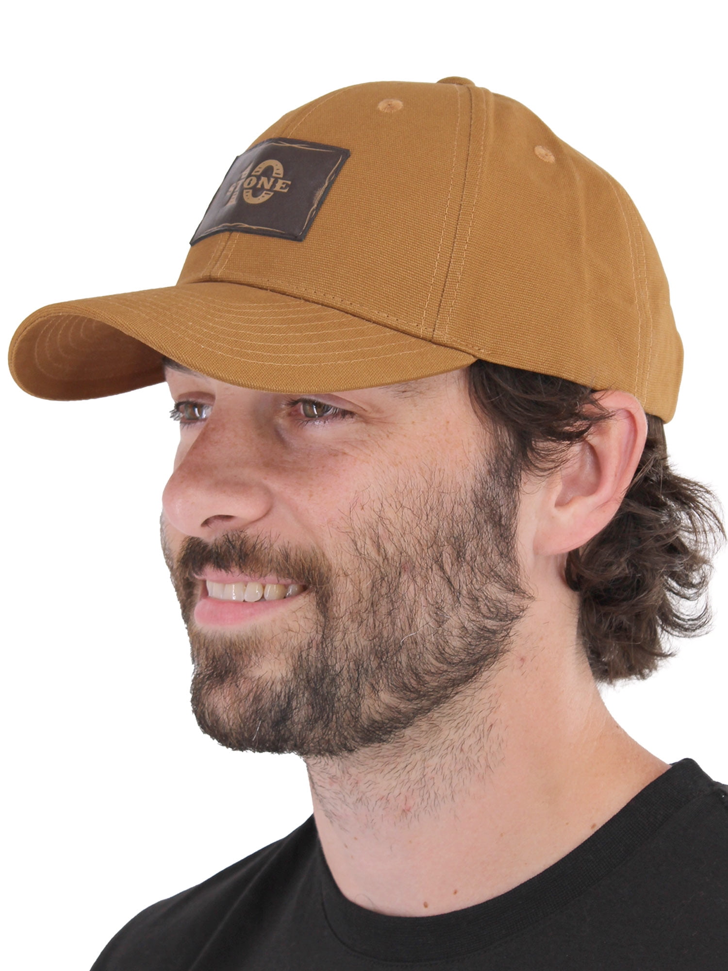 10Stone Bandsaw 6 Panel Full Fabric Twill Curved Visor Cap - Bone Brown