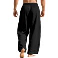 thumbnail image 4 of Akiihool Slim Fit Chinos for Men Men's Premium No Iron Straight Fit Flat Front Casual Pant Black,S, 4 of 5