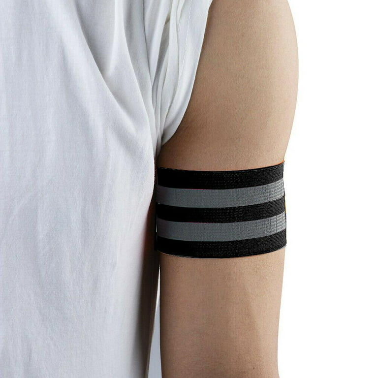 5cm Reflective Bands Elasticated Armband Sport Ankle For Night Leg Safety  Tape Reflector Straps C0K7 