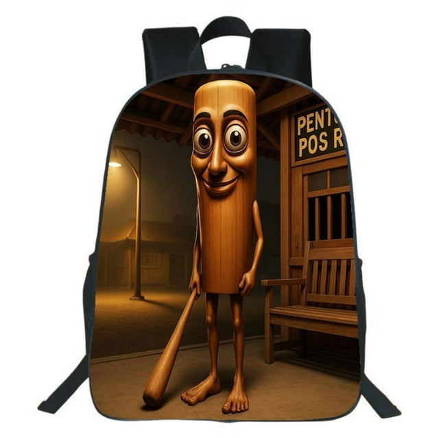NAOJIE Novel Italian Brainrot Animal Printed Backpack,Unique Creative School Backpack for Teens Back to School Gift (F)