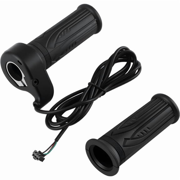 1 Pair E Bike Full Twist Throttle Handle 12V-72V 3 Pin Throttle Grip 20X for Ebike Electric Bicycle Scooter Motorcycle