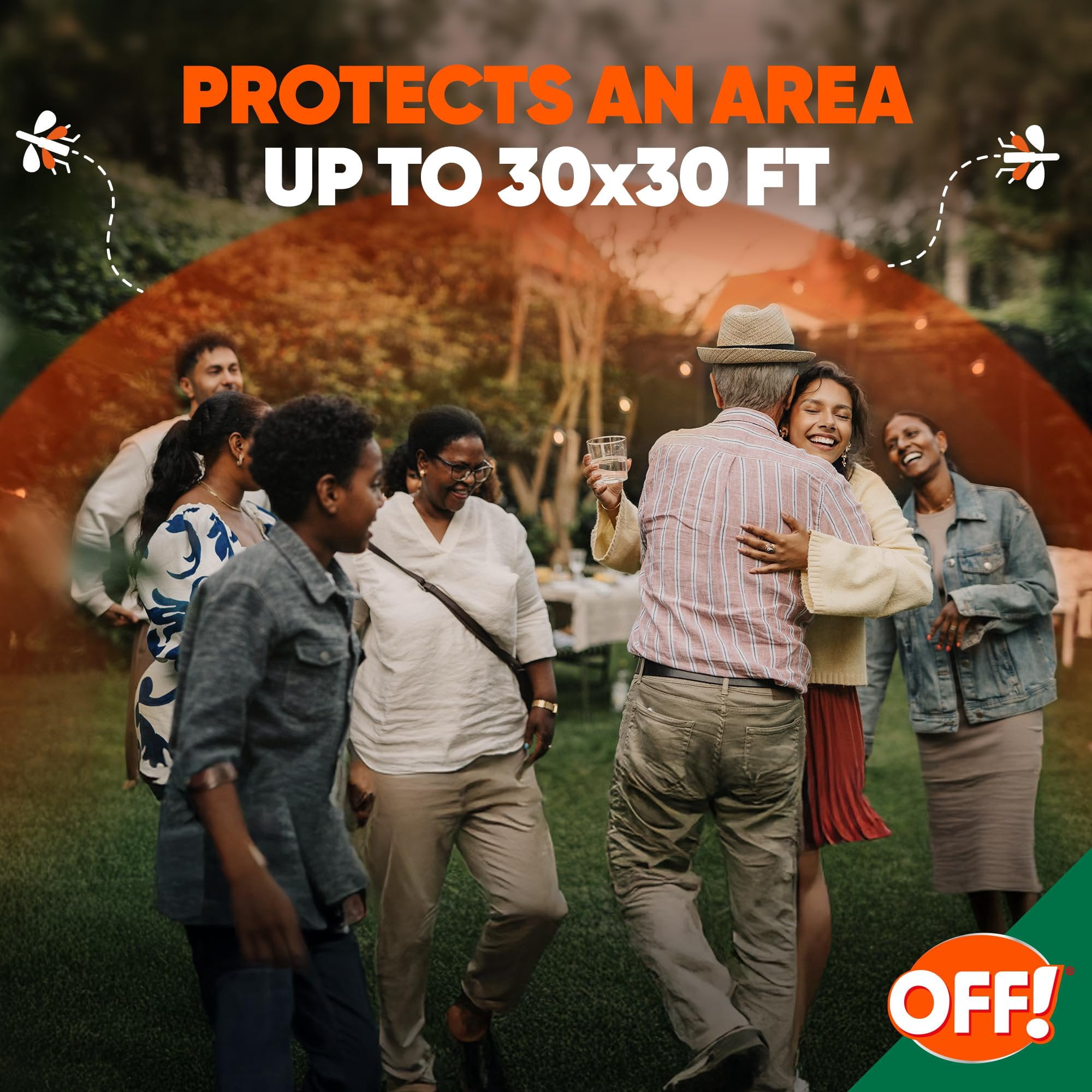 OFF! Outdoor Insect & Mosquito Repellent Fogger, Backyard Pretreat, Kills & Repels Insects in an up to 900 sq, ft, Area, 16 oz Pack of 3