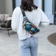 thumbnail image 1 of Ri?onera estampada a la moda, bolso peque?o para mujer, tela Oxford multicapa, bolso para teléfono móvil, bolso de pecho ligero de viaje y ocio, negro rojo LingWen 1327534324501, 1 of 1
