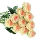 thumbnail image 2 of Billuyoard 10 Uds flor de Rosa Artificial decoración de simulación hogar Oficina boda flor de tela Flores artificiales rosado Billuyoard HA8916-01B, 2 of 6