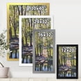 thumbnail image 4 of Designart 'Mysterious Countryside House By The River In The Woods' Lake House Framed Art Print, 4 of 4