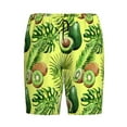 thumbnail image 6 of Daiia Kiwi and Avocado Mens Woven Stretch Pajama Short,Short Pajama Pants-Small, 6 of 7