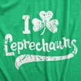 thumbnail image 2 of Mens I Clover Leprechauns T Shirt Funny Saint Patricks Day Cool Green Patty Tee Graphic Tees, 2 of 7