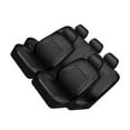 thumbnail image 2 of mmirethe Car Seat Covers Set Resistant To Dirt Wear Easy To Clean Universal Full Set Hand-washable Fabric Black, 2 of 6