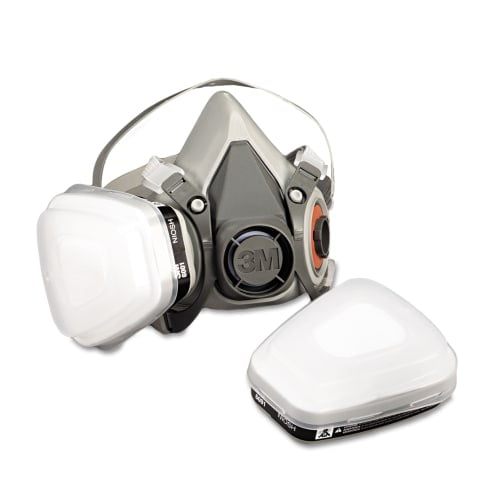 3M MMM6111PA1A Half Facepiece Paint Spray/Pesticide Respirator, Small