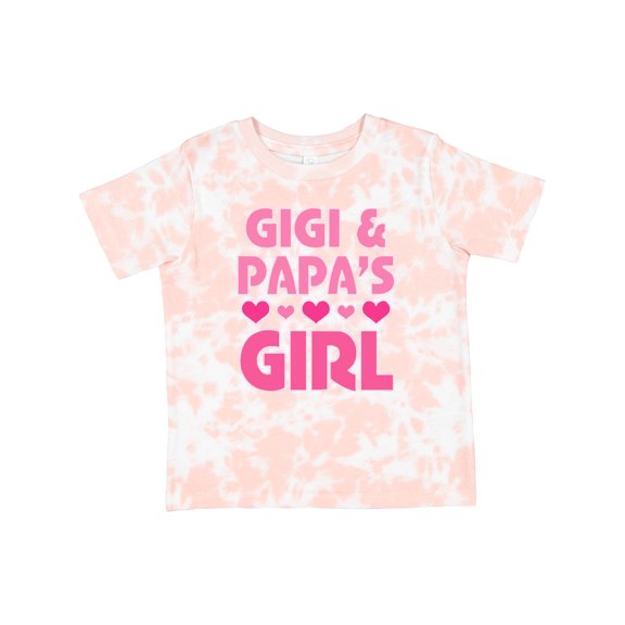 Inktastic Gigi and Papa Girl Cute Granddaughter Girls Toddler T-Shirt