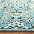 thumbnail image 3 of SAFAVIEH Blossom Frona Floral Wool Fringed Area Rug, Blue/Ivory, 4' x 6', 3 of 6