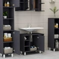 thumbnail image 6 of vidaXL Bathroom Cabinet White 23.6"x12.6"x21.1" Chipboard, 6 of 19