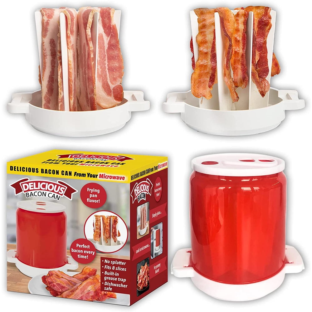 Bacon Cooker For Microwave Oven Bacon Healthy Bacon Splatter Proof Mess