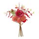 thumbnail image 5 of Ramo de flores artificiales, arreglos florales, plantas artificiales rústicas, centros de mesa para el hogar, fiesta de verano, decoración de boda Rojo, 5 of 8