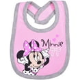 thumbnail image 6 of Disney Baby Girls' 3 Pack Minnie Mouse Bodysuit, Pant, and Bib Set, 6 of 6