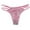 Pink, variant on SnZhen Thongs for Women Women's Panties Lace Seamless Low Waisted Ladies Thongs Physiological Underpants