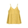 thumbnail image 5 of BUIGTTKLOP Cotton Linen Camisole Tops for Women Summer Sleeveless Spaghetti Strap Tank Tops V Neck Loose Fitted Camis, 5 of 6